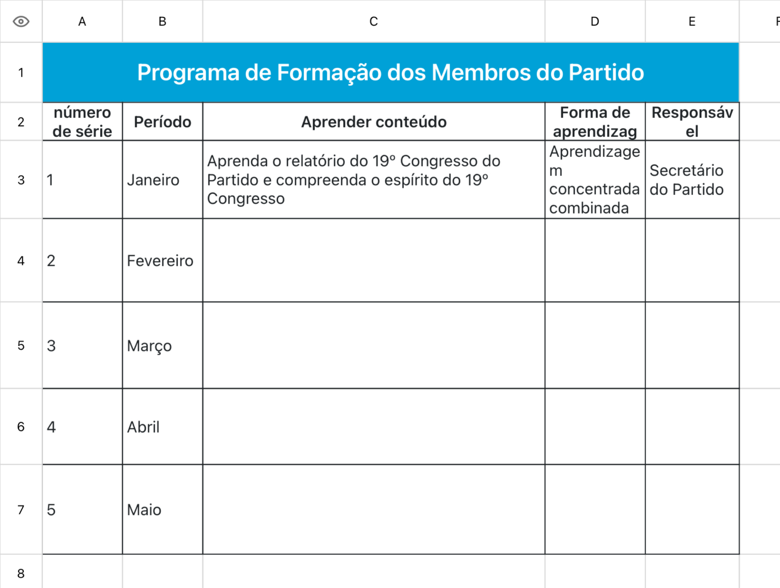 Programa de Formação dos Membros do Partido
